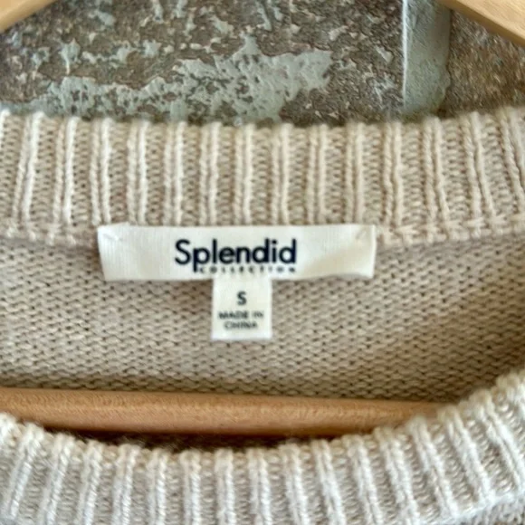 ✨HP✨ NWOT Splendid Greta Plaid Sweater - Picture 5 of 8